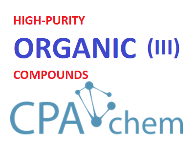 Hoá chất chuẩn đơn High-Purity Compounds (Hữu cơ - III), ISO 17034, ISO 17025, Hãng CPAChem, Bungaria
